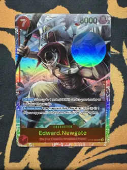 One Piece CCG Edward Newgate Royal Blood OP10 ST15-002 Super Rare - Image 1