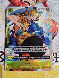 One Piece ST29 Egghead Sanji SR Alternate Art ENGLISH - Image 1