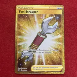 Tool Scrapper 208/192 Rebel Clash Full Art Gold Secret Rare Pokemon Card - Image 1