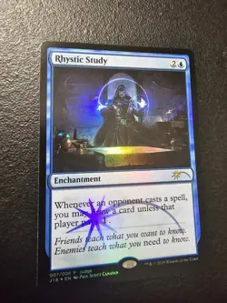 Rhystic Study -Foil Near Mint MTG Promos: Judge - Image 1