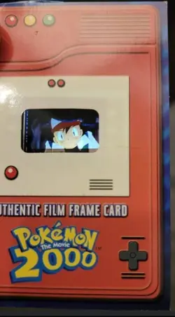Pokemon TCG 2000s Movie Film Frame Card ASH KETCHUM - Image 1