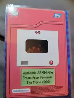 Pokemon TCG 2000s Movie Film Frame Card ASH KETCHUM - Image 3