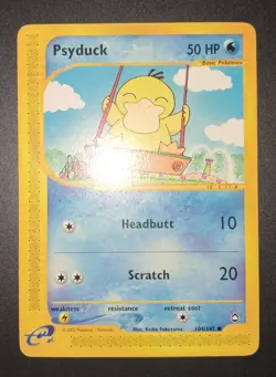 Pokemon Card Psyduck 104/147 Aquapolis EXC/NM - Image 3