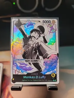 One Piece TCG ST-29-004 Alt Art Leader Card Monkey.D.Luffy parallel - Image 1