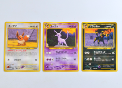 NM Japanese Espeon Umbreon Eevee Neo Discovery Premium File Promo Pokemon Card - Image 1