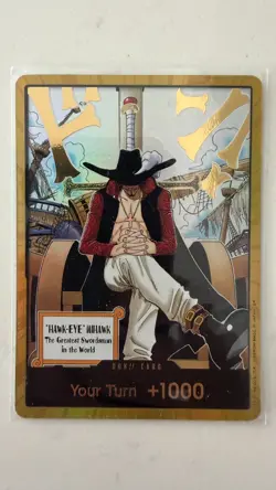 One Piece Card Game - NM -Mihawk Gold Don - OP14 - Alt Art - Image 1