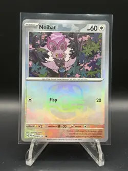 Noibat 090/131 Master Ball Reverse Holo Prismatic Evolutions Pokemon Card NM tcg - Image 1
