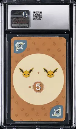 2019 POKEMON PLAYING CARDS KOREAN VAPOREON CGC 10 GEM MINT - Image 2