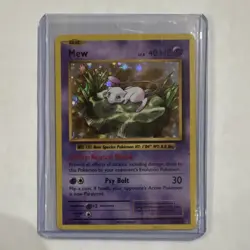 Pokemon Mew 53/108 XY Evolutions Holo Rare Basic 40HP English Card - Image 1