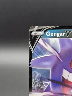 Pokemon Card Gengar v 156/264 Fusion Strike Half Art Holo Ultra Rare NM - Image 2