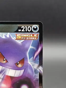 Pokemon Card Gengar v 156/264 Fusion Strike Half Art Holo Ultra Rare NM - Image 3