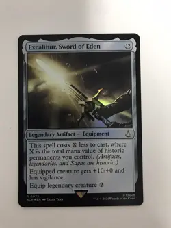Excalibur Sword of Eden Foil MTG Magic the Gathering Card NM Near Mint ACR - Image 1