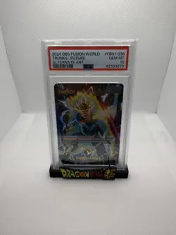 Dragonball Super Card Game - Trunks Future FB01-036 Alt Art - PSA10 - Image 1