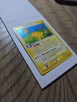 Ampharos 1/115 EX Unseen Forces Pokemon Card, Reverse Holo Rare Stamped - Image 3
