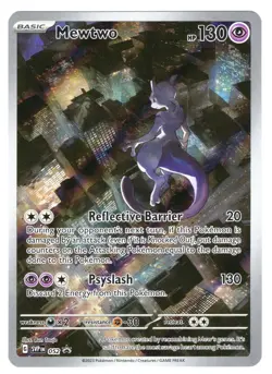 Mewtwo 052 Sv: Scarlet & Violet Promo Holo Pokemon Card NM - Image 1