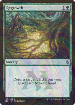 Foil Regrowth - Masters 25 - 187 | MTG Card - Image 1