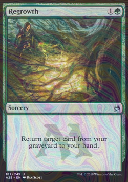 Foil Regrowth - Masters 25 - 187 | MTG Card - Image 3