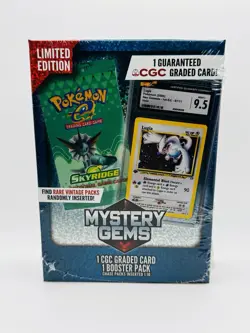 Pokemon Mystery Gems 1 CGC Graded Card & Booster Pack 2025 Limited Edition - Image 1