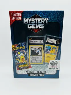 Pokemon Mystery Gems 1 CGC Graded Card & Booster Pack 2025 Limited Edition - Image 2