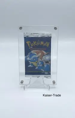 Pokemon Booster Base Set Turtok/Blastoise First Edition 1999 Deutsch/German - Image 1