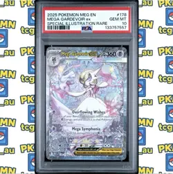 PSA 10 - Pokemon TCG - Mega Gardevoir EX 178/132 Special Illustration Rare - Image 1