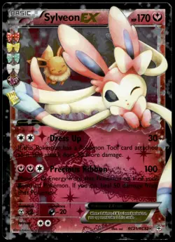 Sylveon EX RC21/RC32 Generations Holo Rare EX MP Pokemon 2016 - Image 1