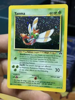 Yanma 17/75 Neo Discovery 2001 Holo Rare WOTC Pokemon Card TCG - Image 4