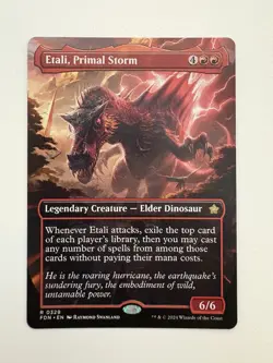 Etali Primal Storm Borderless Alternate MTG Magic the Gathering Card NM Mint FDN - Image 1