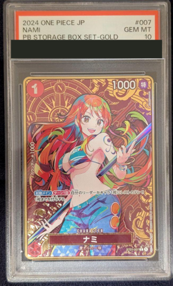 PSA 10 ONE PIECE Card Nami ST01-007 PB Storage Set Gold Japanese 2024 from JPN - Image 1