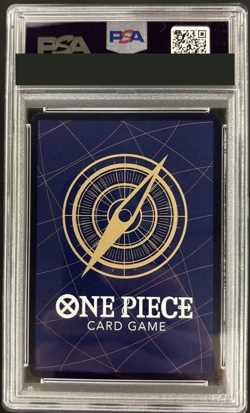 PSA 10 One Piece Card G/G F/F PISTOL RED HAWK OP11-114 ALT ART from Japan 2025 - Image 2