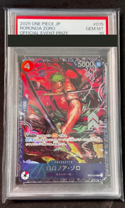 PSA 10 ONE PIECE Card Roronoa Zoro ST21-015 Flagship Battle 2025 Prize Japanese - Image 1