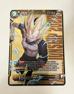 Dragon Ball Super Card Game Vegeta Frenzied Strike Championship 2022 Foil P-423 - Image 1