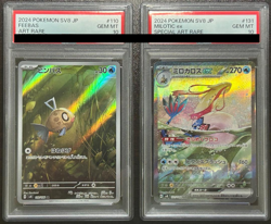 PSA 10 Milotic Feebas set AR SAR Super Erectric Breaker Pokemon Card Japan - Image 1