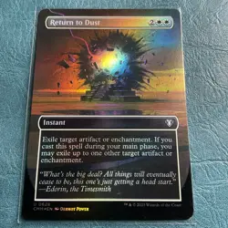 Return to Dust (Borderless) Commander Masters Foil Uncommon 0628 NM MTG - Image 1