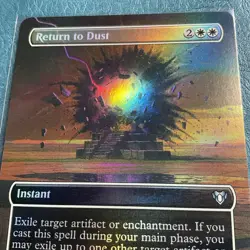 Return to Dust (Borderless) Commander Masters Foil Uncommon 0628 NM MTG - Image 4