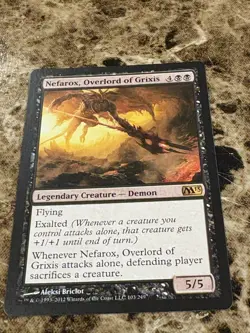 NEFAROX, OVERLORD OF GRIXIS Magic MTG M13 Core Set - Image 1