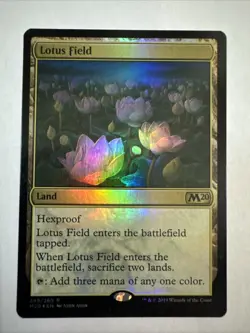 Lotus Field (Foil) MTG Core Set 2020 - Lightly Played - Image 1