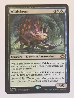 Wistfulness NM, English Magic the Gathering MTG Lorwyn Eclipsed - Image 1