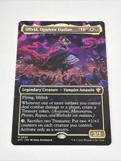 Olivia, Opulent Outlaw (Borderless) : Outlaws of Thunder Junction Regular - Image 1