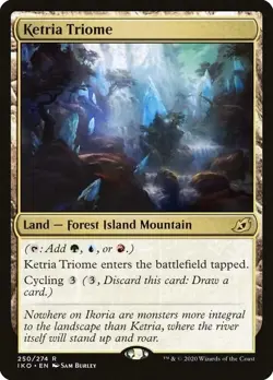 1 NM Ketria Triome [Ikoria: Lair of Behemoths] Near Mint English - Image 1