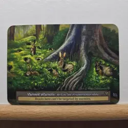 Varmint Warrens Non-Foil Elite Site Sorcery Contested Realm Arthurian Legends - Image 1