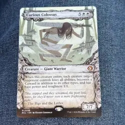 Mint/Near-Mint, English - 1 x MTG Curious Colossus - Showcase Lorwyn Eclipsed - Image 1