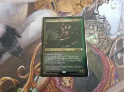A Omination Of Llanowar Foil Etched MTG Commander Legends - Unplayed - - Image 1