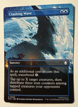 Crashing Wave (Borderless) U Avatar: The Last Airbender Normal 300 MTG TLA - Image 1