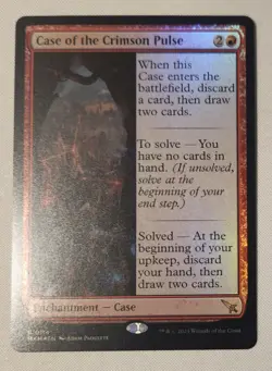 MTG Magic [x1] Case of the Crimson Pulse [x1] FOIL Murders at Karlov Manor M/NM - Image 1