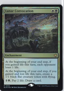 Lunar Convocation Bloomburrow Foil Prerelease Promo - NM #223 MTG BLB - Image 1