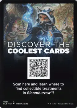 Warren Warleader Token Bloomburrow #05 MTG BLB NM - Image 2