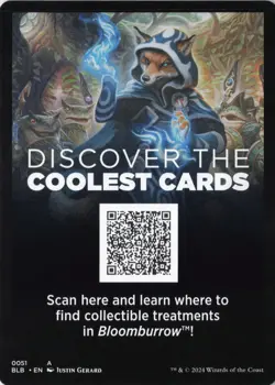 Cragflame Token Bloomburrow #26 NM MTG BLB - Image 2