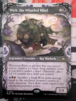 Wick, the Whorled Mind (Showcase) Bloomburrow Regular - NM #314 MTG BLB - Image 1