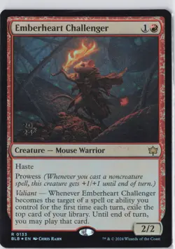Emberheart Challenger Bloomburrow Foil Prerelease Promo - NM #133 MTG BLB - Image 1